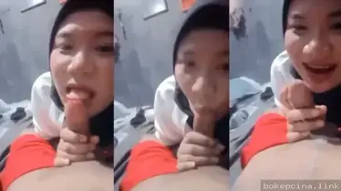 Jilbab Binal Perkenalan Sepong Batang Pacar Panas