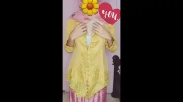 Live Jilbab Ukhti Kebaya Pink Tampil Bebas Hot