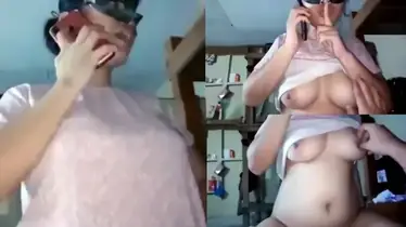 Ngewe Tetangga Bohay Amatir Saat Telpon Suami